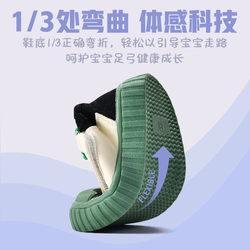 Toddler shoes for boys, spring and autumn, 0-1-2 years old, soft sole breathable infant and toddler shoes for girls