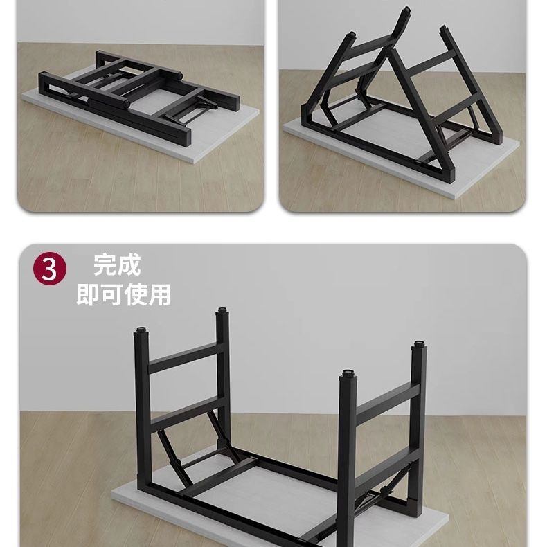 Foldable computer desk desktop desk casual modern home office table bedroom simple study table writing desk