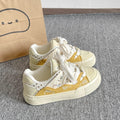 Versatile and unique sneakers: hot-selling platform sneakers for women, new spring/summer 2026 collection, chunky sole white sneakers, casual bread shoes for women