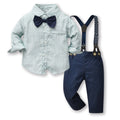 Kids suitsuit boys first birthday dress baby bamboo fiber cotton shirt flower girl host autumn british