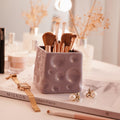 Luxury ceramic cheese storage jar - stylish desktop organizer, pen holder, and cosmetic storage container - wholesale
