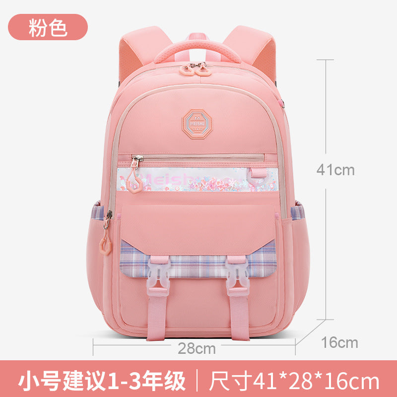 New elementary school backpack for girls, grades 1-6: ultra-lightweight, ergonomic, and portable