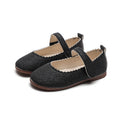 spring/autumn korean style new girls' leather shoes, export order, princess flats, children's velcro performance dance shoes