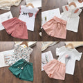 Girls' summer short-sleeve outfit set,  new collection: adorable and playful summer clothes for little girls and babies