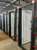 Russian door central asia turkish mdf panel door thermal insulation entrance apartment door export engineering steel security door