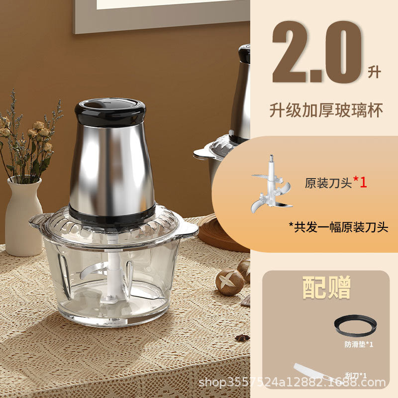 for home electric meat grinder kitchen high power five blade baozi meat filling mixer multifunctional meat grinder