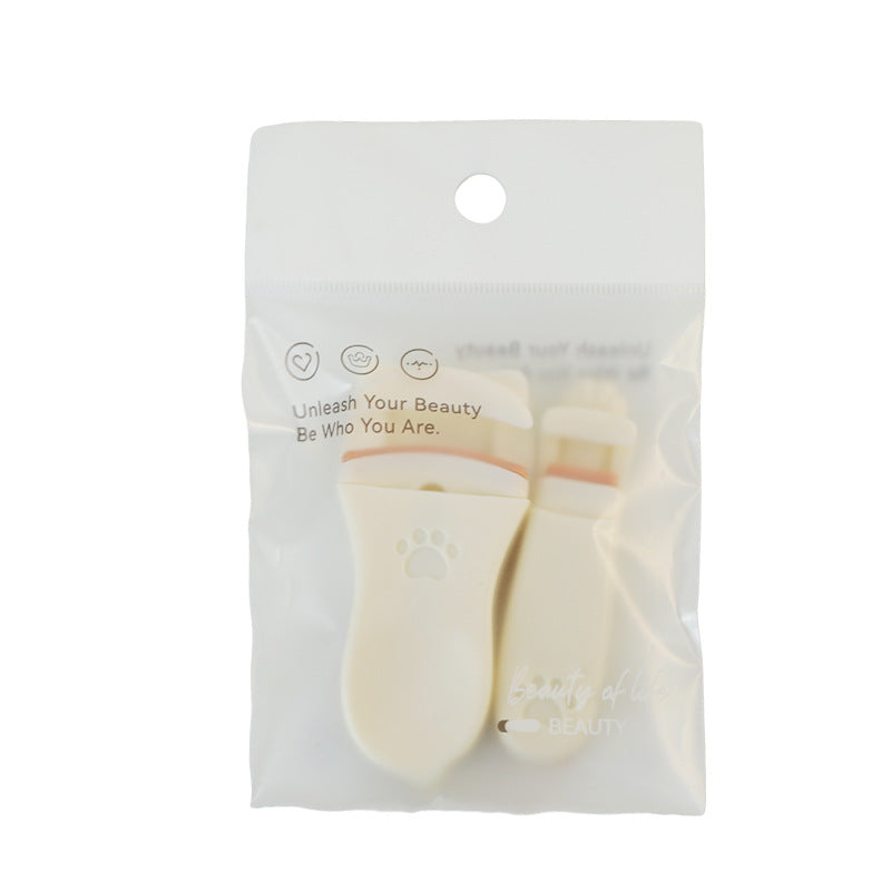 New arrival cute cat claw eyelash curler wholesale portable cute curling eyelash artifact without eyelid clip cross-border exclusive supply