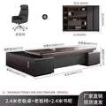 2.4m boss table + boss chair + 2.4m bookcase (delivery)