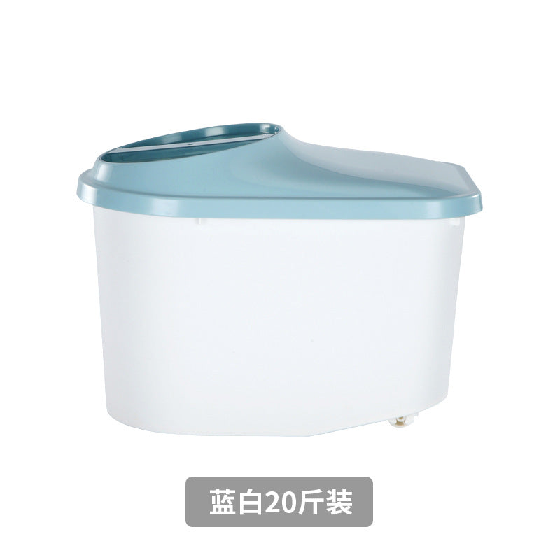 Kitchen Japanese-style rice bucket, grain storage box, household sealed insect-proof and moisture-proof rice bucket 10kg food grade