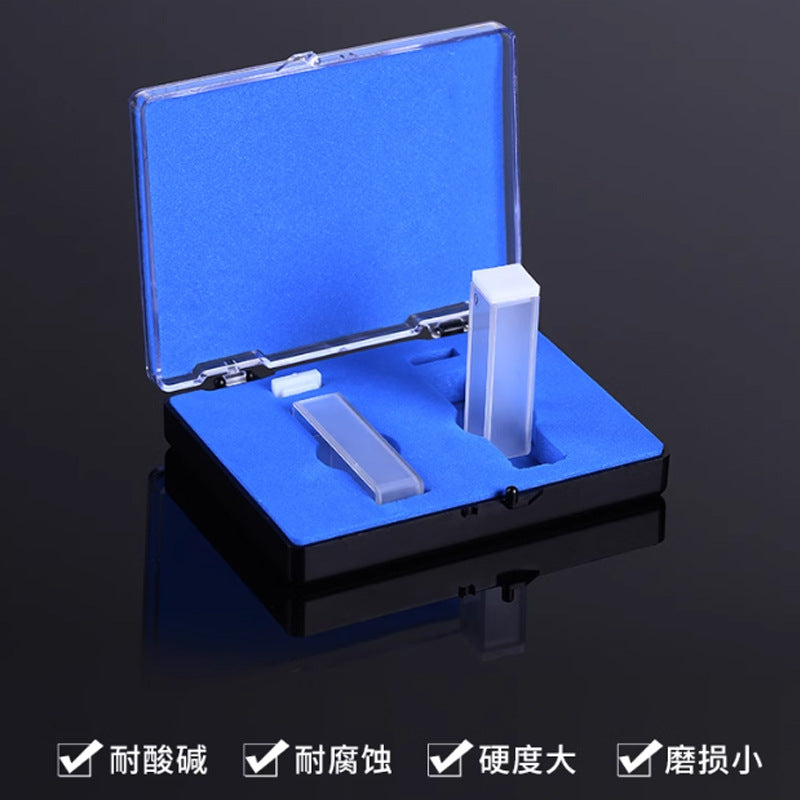 Quartz glass 10mm colorimetric dish spectrophotometer two-way four-way photometer accessories colorimetric corrosion resistance