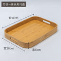 Medium size with rounded corners and bamboo pattern (40*28*5)