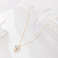 Sweater chain accessible luxury wholesale european and american cross-border autumn and winter jewelry women's versatile alloy pendant niche diamond flower necklace