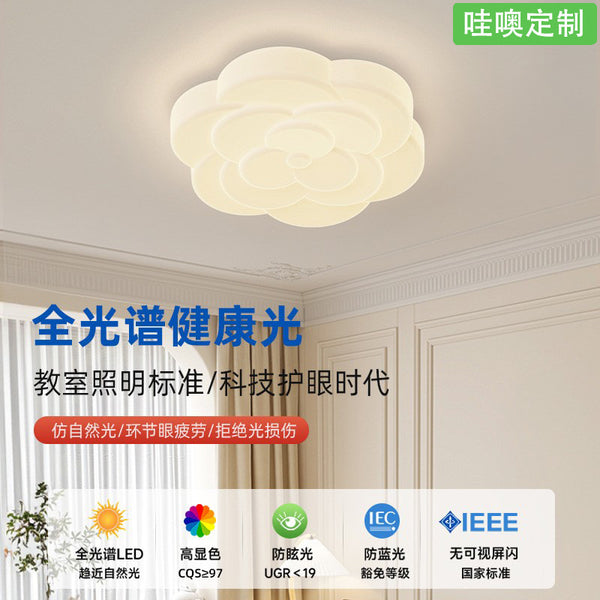 [Wow] Children's room eye protection flower ceiling light full spectrum led with boys and girls modern simple room