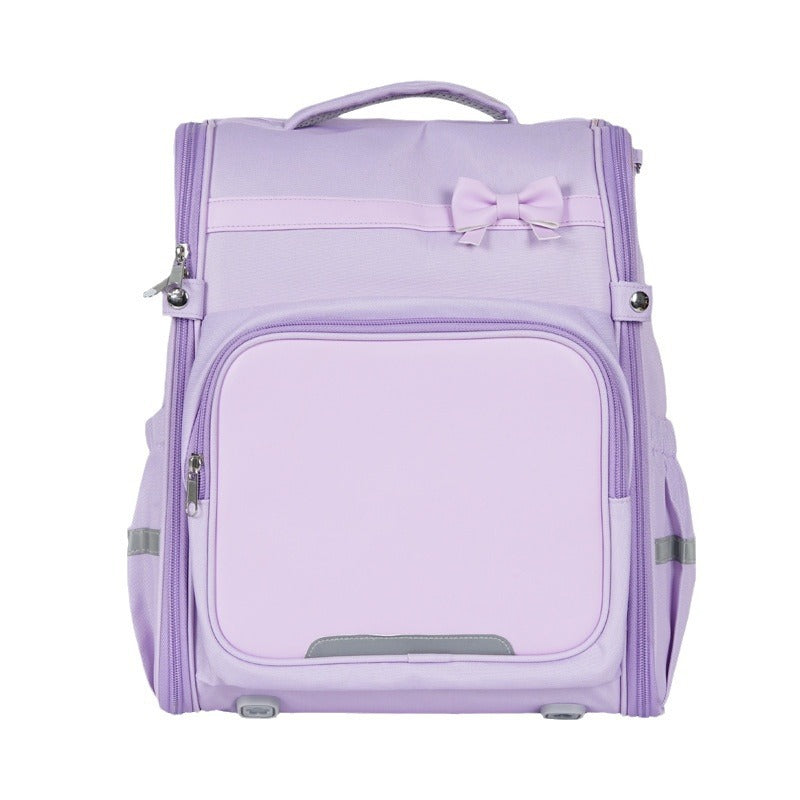 2024 new girls' elementary school backpack - grades 1-6, kids' ergonomic, lightweight, large capacity backpack