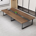 Conference table long rectangular meeting room office desk and chair set minimalist modern office desk panel office furniture