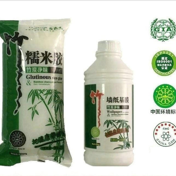 Wall wallpaper cloth glutinous rice glue covering permeable base film environmentally friendly and odorless formaldehyde-free natural rubber powder engineering wholesale