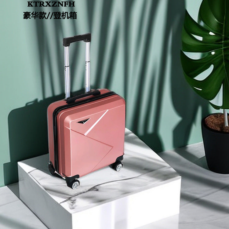 New suitcase, women's candy-colored suitcase, men's universal wheel trolley case, 20-inch boarding case, password bag, one piece.