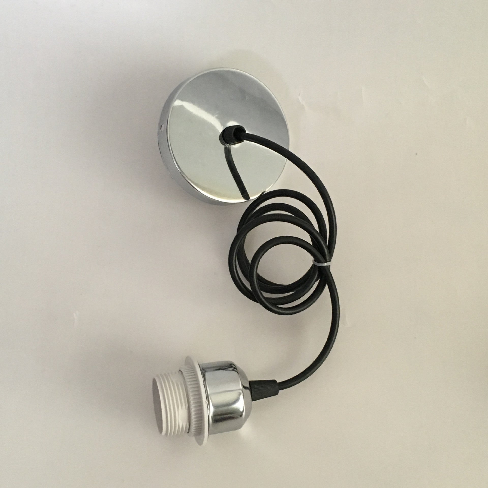 E27 full-tooth lamp holder 2 meters, lamp shade, lamp holder, lighting fixture, LED light bulb with ceiling plate, chandelier accessories, hanging wire