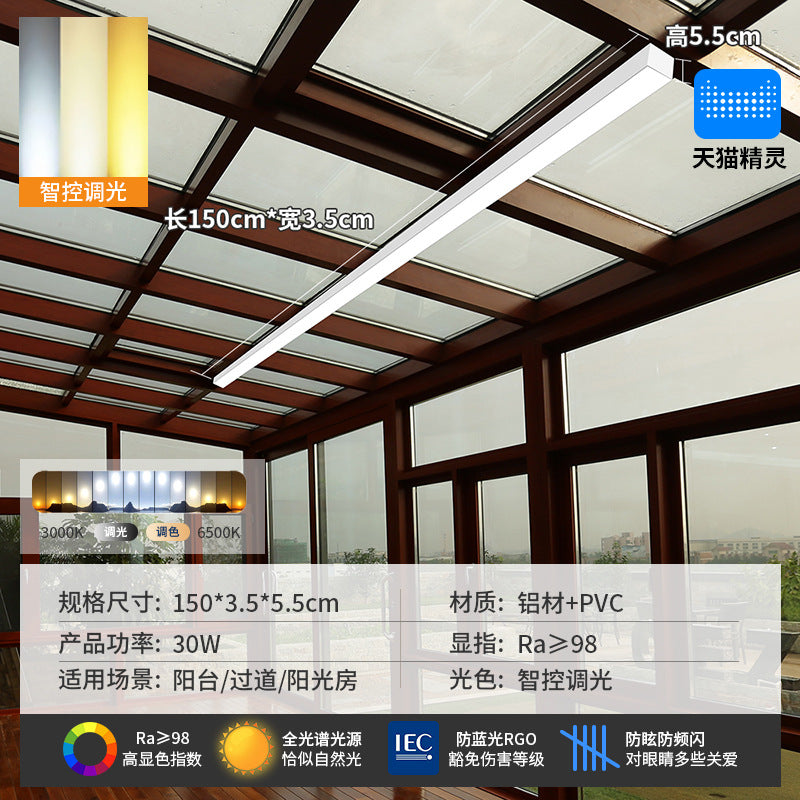 Minimalist aisle light corridor light sun room cloakroom balcony ceiling light minimalistled strip light entrance lamp