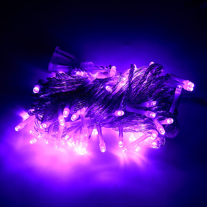 LED lights flashing Gypsy Christmas camping courtyard layout ambient light string outdoor lighting engineering decorative lights