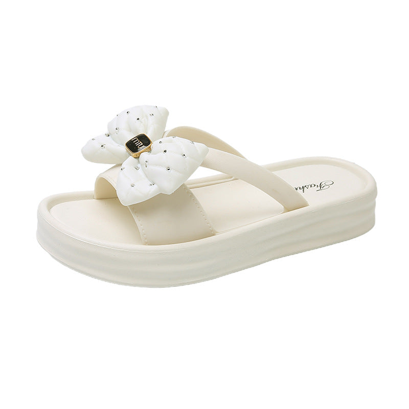 Summer's hottest butterfly embellished platform sandals and slippers for women – perfect for everyday wear, versatile, super comfortable, non-slip, and ideal for the beach