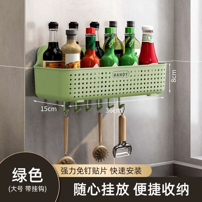 Kitchen Onion, Ginger, Garlic Shelf Wall-mounted Washing Wall Artifact Basket Box Various Multifunctional Vegetable Storage Baskets