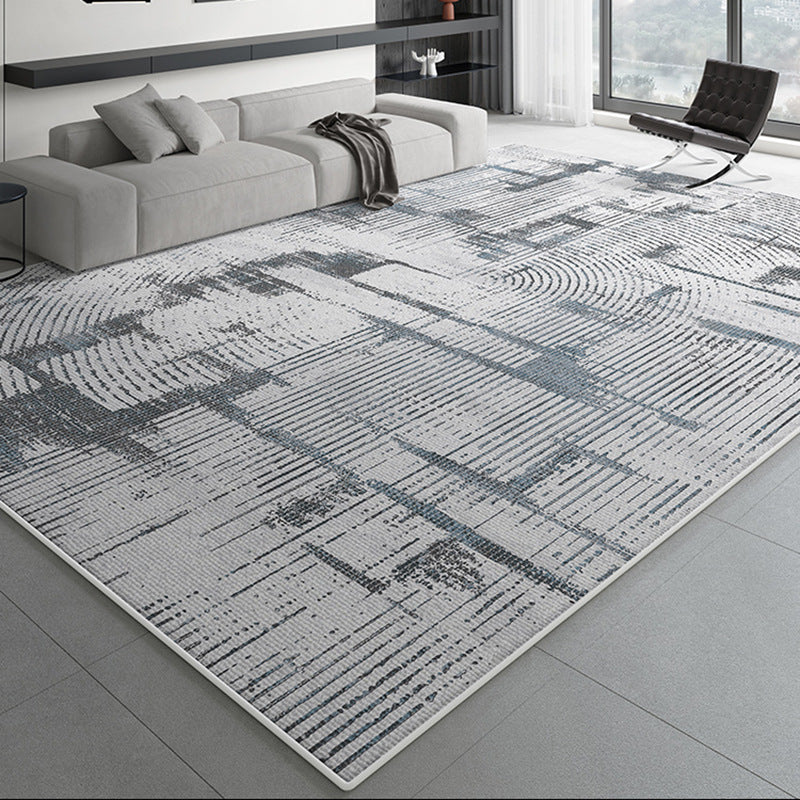 Carpet living room bedroom  new waterproof bedside no-wash and wipeable accessible luxuryclassy cream style coffee table floor mat