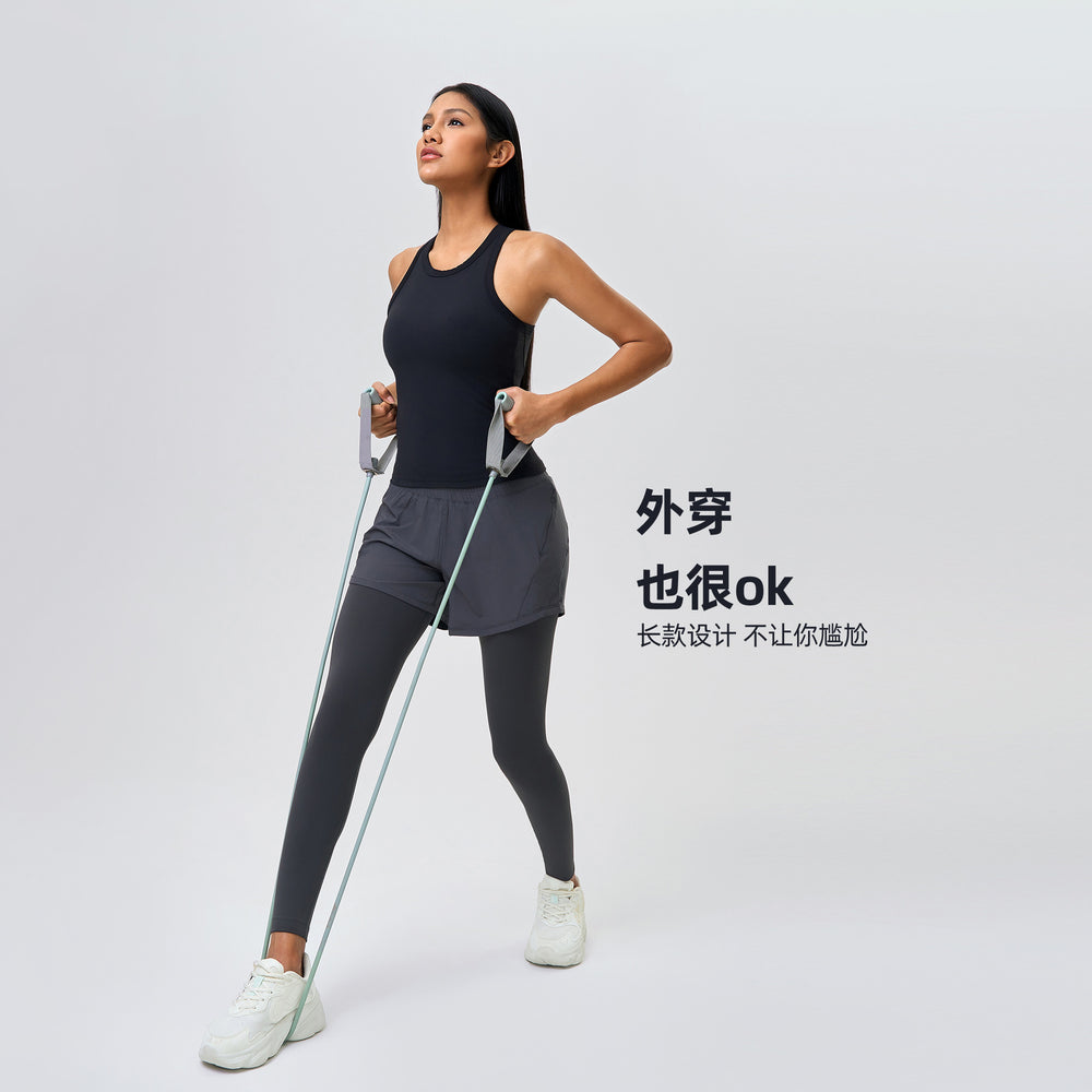 Spring/summer new racerback sports bra top for women - padded, slim-fit, sleeveless workout yoga top d25057