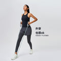 Spring/summer new racerback sports bra top for women - padded, slim-fit, sleeveless workout yoga top d25057