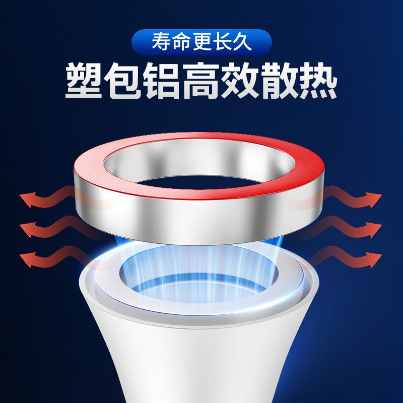 LED bulb, white light warm light e14e27 screw ball bulb 3W5w7W9w12 watt household lighting energy saving bulb