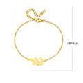 Titanium steel model does not fade titanium steel leaf transfer accessible luxury necklace for women casualfashionpopular clavicle chain elegantstylish