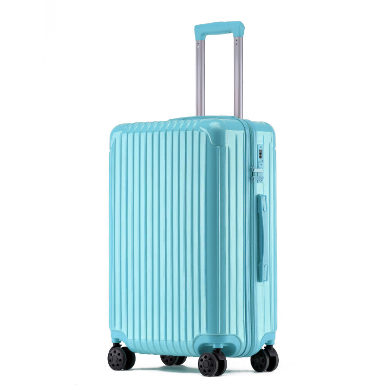 Suitcase female small 20 inch boarding 24 student password box light suitcase leather case trolley case strong and durable