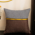 Waffle grids pillow, chidori gridspatchwork pillowcase, modern casual bay window, living room sofa cushion, one piece dropshipping