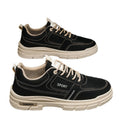 Men's spring breathable 2025 new trendy versatile casual skate shoes, men's low-top workwear leather martin boots