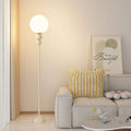 Cream style floor lamp living room sofa nordic normcore creative moon lamp bedroom bedside vertical atmosphere lamp