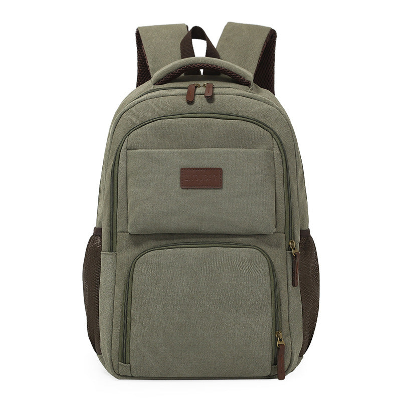 Cross-border fashionable style large-capacity backpack factory direct sales wear-resistant material anti-splashing multi-functional fashion backpack