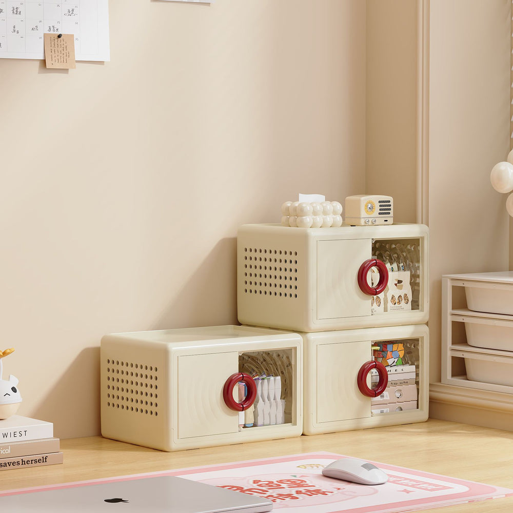 Kitchen desktop multi-functional storage box, stationery and cosmetics storage box, desk sundries storage rack