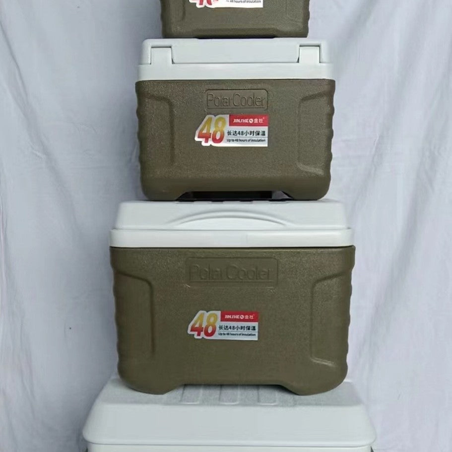 Big export-grade large capacity push-pull collapsible insulated food warmer box with insulated cutlery set