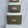 Big export-grade large capacity push-pull collapsible insulated food warmer box with insulated cutlery set