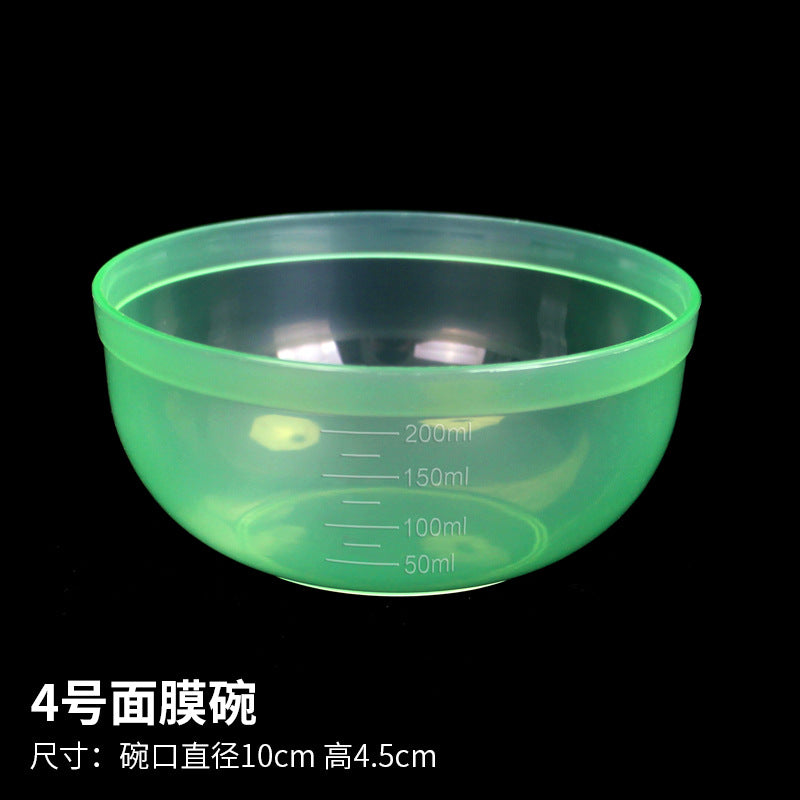 Beauty salon no. 4 mask bowl diameter 10cm 4# scale beauty bowl diy mask mixing bowl mask tool plastic small bowl