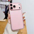 Large window lens film suitable for iphone17promax mobile phone case 15 apple 16 frosted ultra-thin transparent soft case