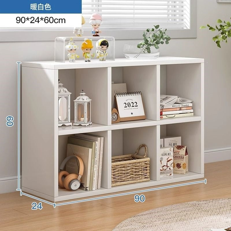Bookshelf kindergarten reading rack multifunctional simple storage cabinet living room storage cabinet for home floor-standing storage rack