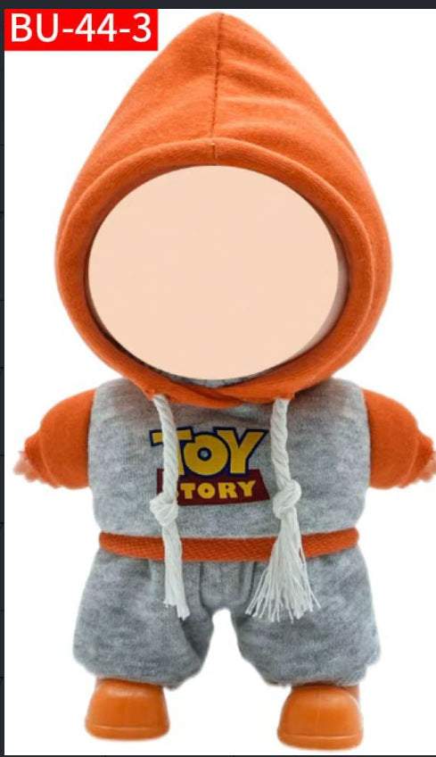 labubu baby clothes labubu 17cm stuffed doll clothes cute suit pendant accessories wholesale