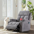 Multifunctional personalized first-class space capsule single zero-reclining wall lazy fabric sofa manicure massage electric sitting and lying