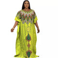 supply of african pure cotton cut outembroidered high-end plus sizefashion women's dress big sale
