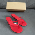 Spanish french cat heel flip flops women's outwear 2024 summer new casualeasiest for matchtravel vacation flip flops