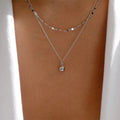 Sweater accessories necklace wholesale european and american cross-border autumn and winter pendant women's accessible luxury niche high-end golden clavicle chain