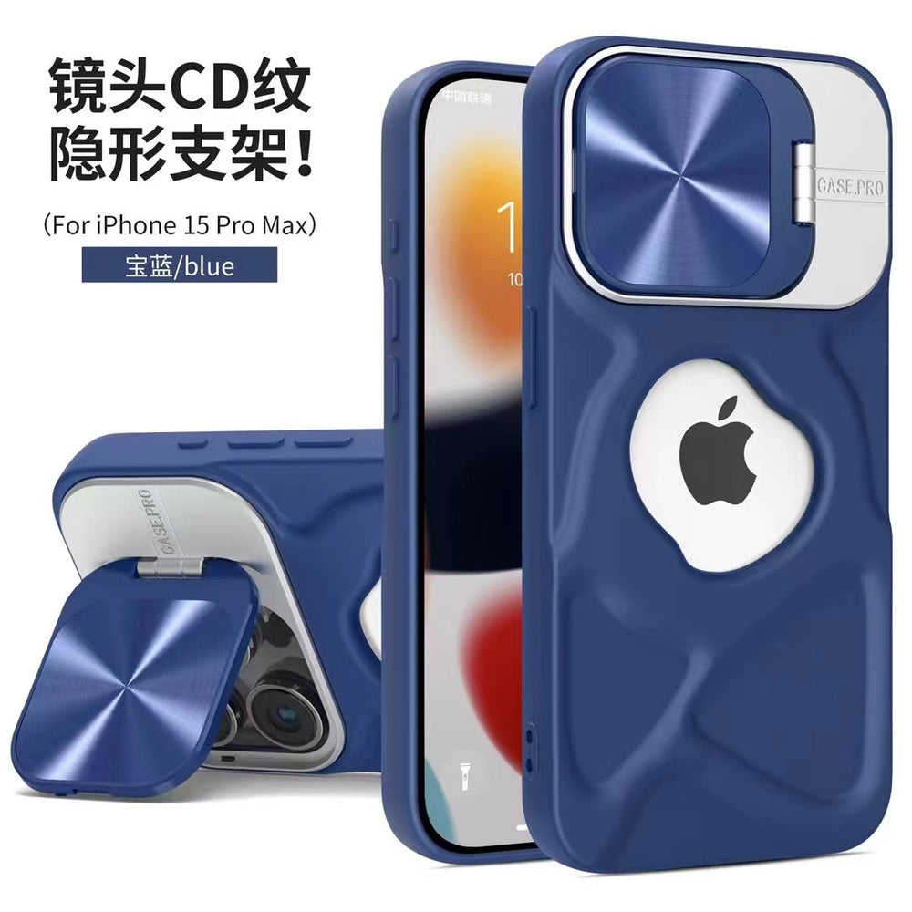 17pro silicone lens holder suitable for iphone16 mobile phone case all-inclusive magnetic leakage mark apple 15 protective cover