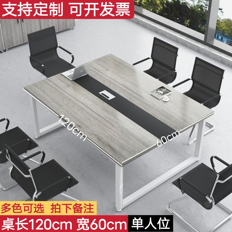 Bestselling office desk & conference table set - modern minimalist design, complete employee desk and chair combination, conference room long table