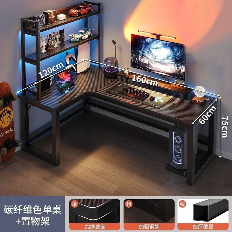 Computer desk desktop home electric competition table and chair bedroom corner office table new chinoiserie large desk student study table